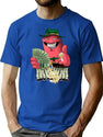 Gangster Allan Bootleg Bootleg Graphic T-Shirt - Blue