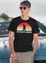 Garage Drinker Vintage T-Shirt for Men & Women, T-Shirts Graphic Tee - Navy