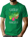 Garden Gangster Shirt Retro Vintage Funny Gardening Vegan Vegetarian T-Shirt for Men & Women, T-Shirts Graphic Tee - Green