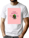 Geeky Design Bootleg Graphic T-Shirt - White