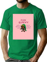 Geeky Design Bootleg Graphic T-Shirt - Green