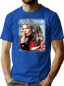 Gena Rowlands 90S Bootleg Style Bootleg Graphic T-Shirt - Blue