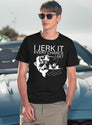 Generic I Jerk It Every Chance I Get Funny Fishing Black T-Shirt - Navy