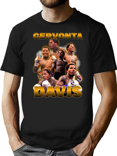 Gervonta Davis T-Shirt for Men & Women, T-Shirts Graphic Tee - Black