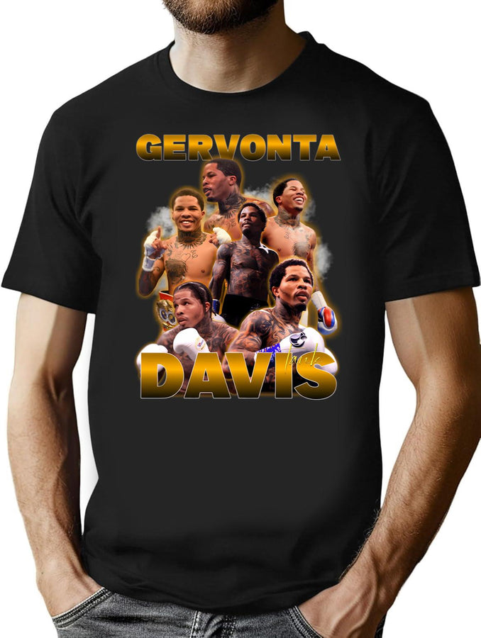 Gervonta Davis T-Shirt for Men & Women, T-Shirts Graphic Tee - Black
