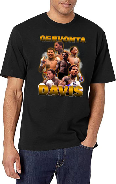 Gervonta Davis T-Shirt for Men & Women, T-Shirts Graphic Tee - Black