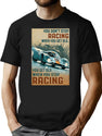 Get Old Car Racing T-Shirt for Men & Women, T-Shirts Graphic Tee - Black