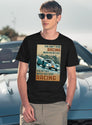 Get Old Car Racing T-Shirt for Men & Women, T-Shirts Graphic Tee - Navy