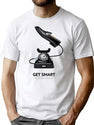 Get Smart - Alternative Movie T-Shirt for Men & Women, T-Shirts Graphic Tee - White