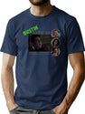 Ghost Bustin' Bootleg Shirt Bootleg Graphic T-Shirt - Navy