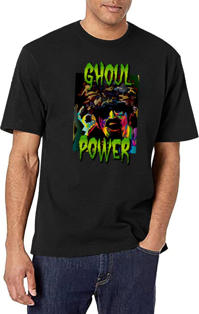 Ghoul Power T-Shirt for Men & Women, T-Shirts Graphic Tee - Black