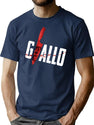 Giallo T-Shirt for Men & Women, T-Shirts Graphic Tee - Navy