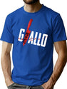 Giallo T-Shirt for Men & Women, T-Shirts Graphic Tee - Blue