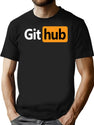 Github - Prnhub Version Premium Heavyweight Cotton T-Shirt - Black
