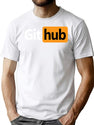 Github - Prnhub Version Premium Heavyweight Cotton T-Shirt - White