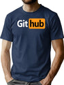 Github - Prnhub Version Premium Heavyweight Cotton T-Shirt - Navy