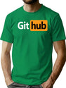 Github - Prnhub Version Premium Heavyweight Cotton T-Shirt - Green