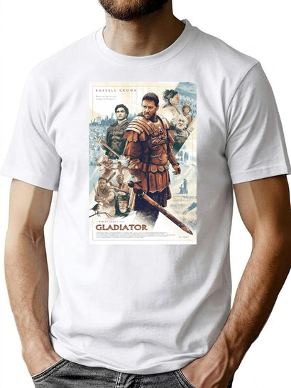 Gladiator Movie T-Shirt for Men & Women, T-Shirts Graphic Tee - Black