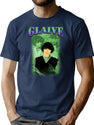 Glaive Vintage Bootleg Shirt Bootleg Graphic T-Shirt - Navy