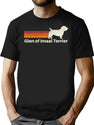 Glen Of Imaal Terrier Dog Vintage Retro Pet Lover T-Shirt for Men & Women, T-Shirts Graphic Tee - Black