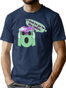 Go To The Toilet - Funny Bad Translation Bootleg Graphic T-Shirt - Navy