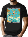 Goat Leo Mess Shirt Soccer Shirt Classic 90S Graphic Teeleo Miami Shirt Goat Shirtgoat Miami Unisex Vintage Bootleg Gift Retro Bootleg Graphic T-Shirt - Black