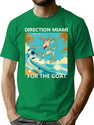 Goat Leo Mess Shirt Soccer Shirt Classic 90S Graphic Teeleo Miami Shirt Goat Shirtgoat Miami Unisex Vintage Bootleg Gift Retro Bootleg Graphic T-Shirt - Green