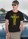 God Family Steeler Black T-Shirt - Navy