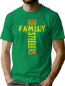 God Family Steeler Premium Heavyweight Cotton T-Shirt - Green