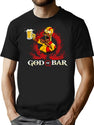 God of Bar Homer-Sim.Pson Parody KRA-TOS Funny God.of.War Shirt Premium Heavyweight Cotton T-Shirt - Black