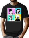Gold.En Girls Pop T-Shirt for Men & Women, T-Shirts Graphic Tee - Black