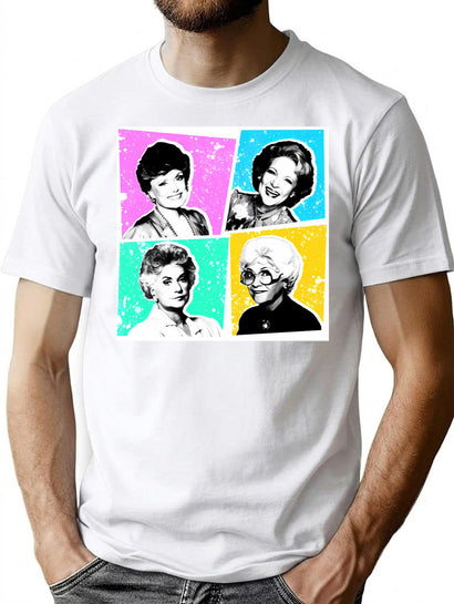 Gold.En Girls Pop T-Shirt for Men & Women, T-Shirts Graphic Tee - Black