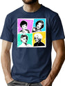Gold.En Girls Pop T-Shirt for Men & Women, T-Shirts Graphic Tee - Navy