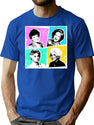 Gold.En Girls Pop T-Shirt for Men & Women, T-Shirts Graphic Tee - Blue