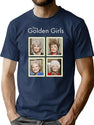 Golden Girls Art 09 T-Shirt for Men & Women, T-Shirts Graphic Tee - Navy