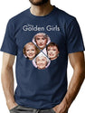 Golden Girls Art T-Shirt for Men & Women, T-Shirts Graphic Tee - Navy