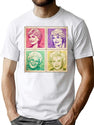 Golden Girls Postage Stamps Retro T-Shirt for Men & Women, T-Shirts Graphic Tee - White
