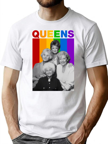 Golden Girls Queens T-Shirt for Men & Women, T-Shirts Graphic Tee - Black