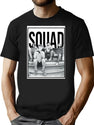 Golden Girls-Squad Art Board Print T-Shirt for Men & Women, T-Shirts Graphic Tee - Black