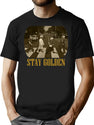 Golden Girls Stay Golden Abbey Road T-Shirt for Men & Women, T-Shirts Graphic Tee - Black