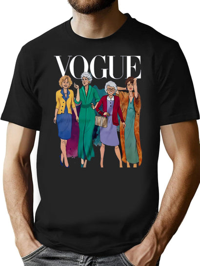 Golden Girls Sweatshirt Classic T-Shirt for Men & Women, T-Shirts Graphic Tee - Black