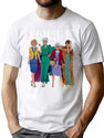 Golden Girls Sweatshirt Classic T-Shirt for Men & Women, T-Shirts Graphic Tee - White