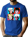 Golden Girls (2) T-Shirt for Men & Women, T-Shirts Graphic Tee - Blue