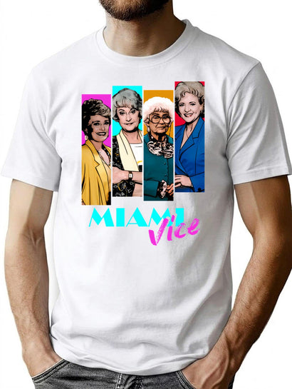 Golden Girls (8) T-Shirt for Men & Women, T-Shirts Graphic Tee - Black