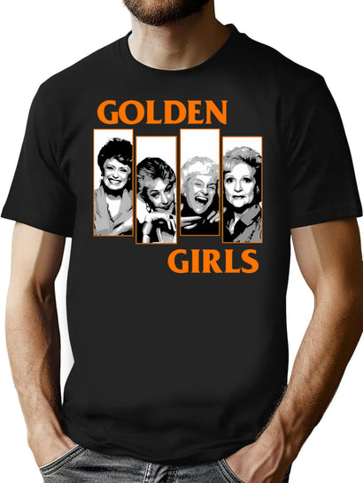 Golden Girls T-Shirt for Men & Women, T-Shirts Graphic Tee - Black