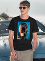 Golden Hour Blooms Flowers In The Evening T-Shirt for Men & Women, T-Shirts Graphic Tee - Navy