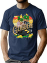 Golden St Patrick'S Day Girls Retro Heart Funny Vintage St Patty'S 80S Tv Sitcom Parody T-Shirt for Men & Women, T-Shirts Graphic Tee - Navy