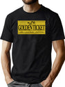 Golden Ticket T-Shirt for Men & Women, T-Shirts Graphic Tee - Green