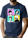 Golden Warhol Girls (4) T-Shirt for Men & Women, T-Shirts Graphic Tee - Navy