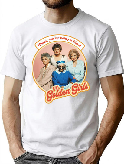 Golden Warhol Girls (8) T-Shirt for Men & Women, T-Shirts Graphic Tee - Black